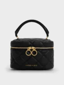 Quilted Two-Way Zip Bag