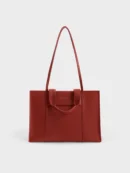 Shalia Tote Bag - Brick