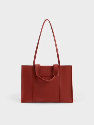 Shalia Tote Bag - Brick